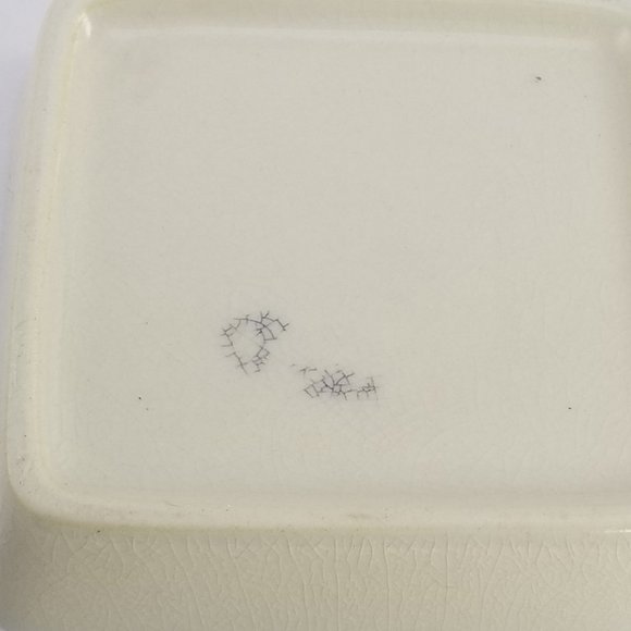 British Museum Ceramic Bird Candy Nut Mint Dish Jewelry Trinket Square Soap Tray - Picture 6 of 7